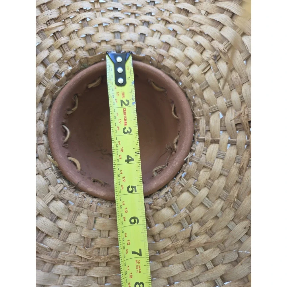 Handmade Woven Basket Planter Terracotta Clay Pot Hanging HandleRustic Decor